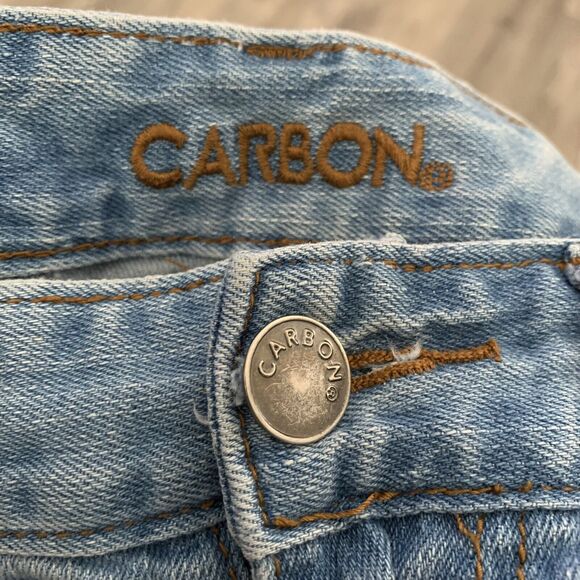 Carbon Jeans Relaxed Straight Freedom Flex Mens 28x30 Light Wash Blue Act 29x29 - Picture 2 of 7